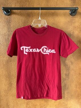 Tumbleweed TexStyles Maroon Texas Chica Tee Shirt Size Small